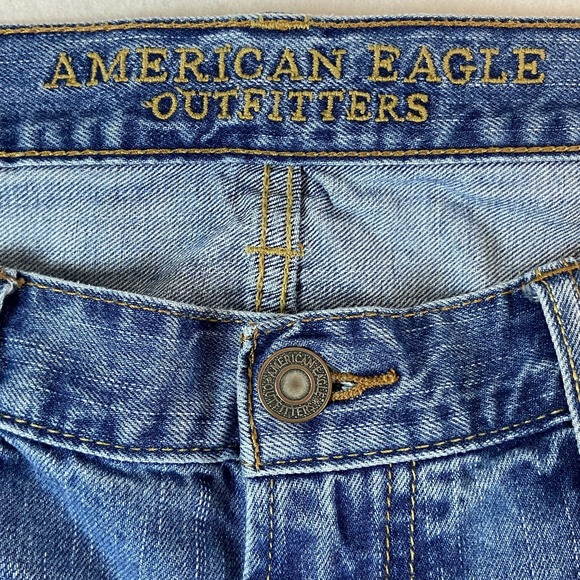American Eagle Classic Bootcut Jeans Mens 36x32* Y2K 2000s Grunge Indie Denim - Picture 5 of 8